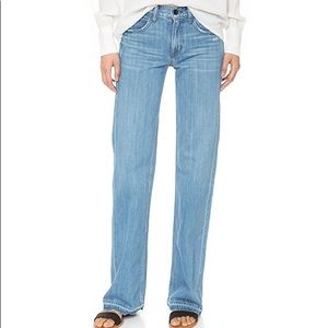 HELMUT LANG SOLD OUT MID BLUE VINTAGE FLARE JEANS